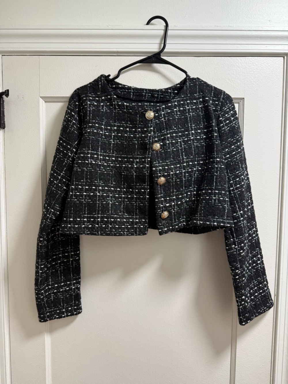 Black & White Tweed Two-Piece Set - Picture 3 of 3